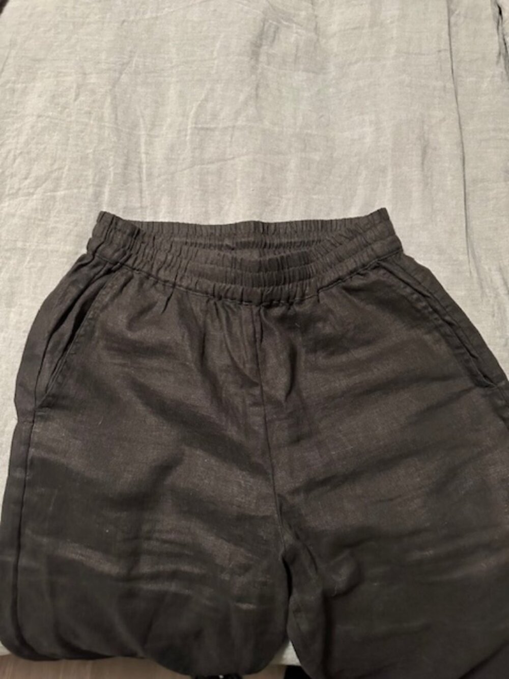 Xirena Atticus Linen Pants, Size XS Black - Picture 4 of 9